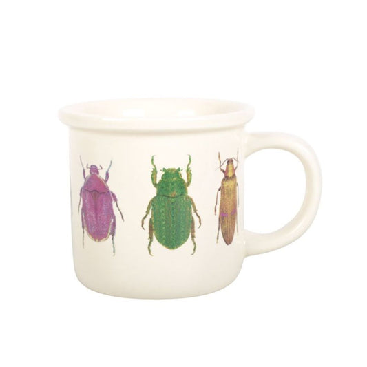 Off White Beetle Mug