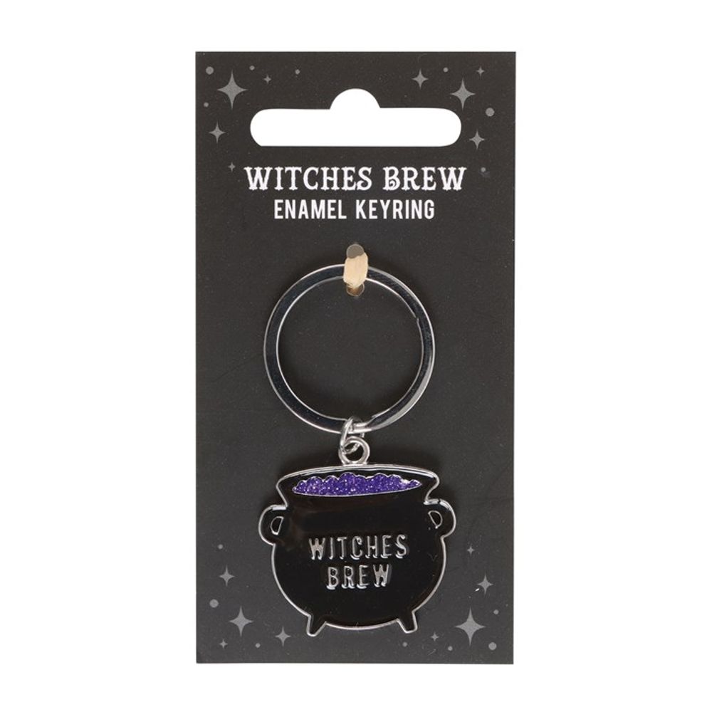 Witches Brew Cauldron Keyring